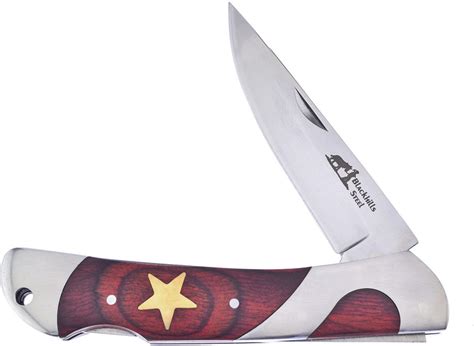 Our Trapper is equip with two full length blades, a slender Clip blade and a long Spey blade. . White hills knives